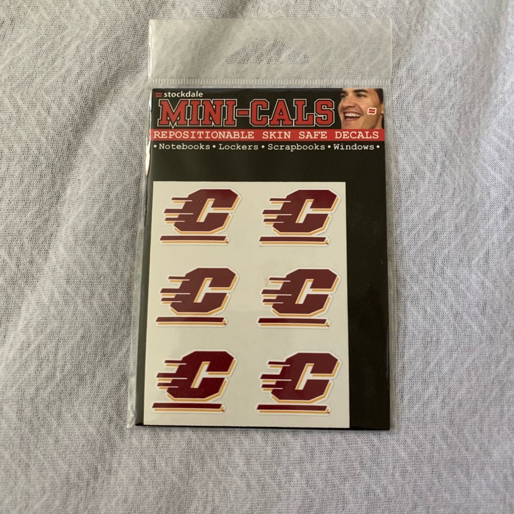 CENTRAL MICHIGAN UNIVERSITY Face Stickers